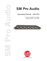 Предварительный просмотр 1 страницы SM Pro Audio SM HP6 Operating Manual