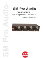 Предварительный просмотр 1 страницы SM Pro Audio SM PR4 Operating Manual