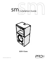 Preview for 1 page of SM Pro SCR-15sm Installation Manual