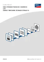 Preview for 1 page of SMA Solar Technology AG STORAGE PACKAGE - BUSINESS System Manual