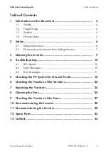 Preview for 3 page of SMA Solar Technology AG SUNNY TRIPOWER 10000TL Service Manual For Installers