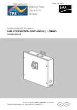 SMA 1000-US Installation Manual предпросмотр