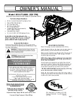 SMA 5301795 Owner'S Manual preview