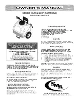 SMA 800-SS8P Owner'S Manual preview