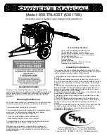 SMA 800-TRL40ST Owner'S Manual preview