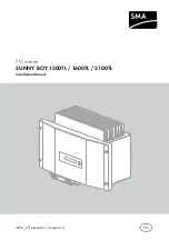 SMA SUNNY BOY 1300TL Installation Manual preview