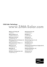 Preview for 72 page of SMA SUNNY BOY 1300TL Installation Manual