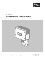 SMA SUNNY BOY 3000-US User Manual preview