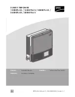 SMA SUNNY TRIPOWER 12000TL-US Installation Manual preview
