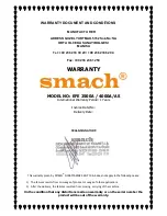 Preview for 52 page of Smach EFE 2500A User Manual