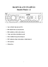 Предварительный просмотр 33 страницы Smailo Music X2 User Manual