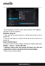 Предварительный просмотр 32 страницы Smailo Titanius QuadPad 7 User Manual