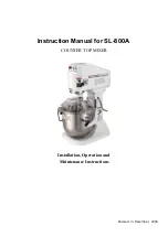 smaky SL-800A Installation, Operation And Maintenance Instructions preview