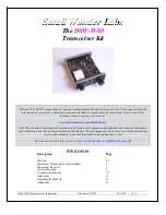 Preview for 1 page of Small Wonder Labs DSW-II-80 Instructions Manual