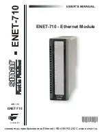 Предварительный просмотр 1 страницы SMAR ENET-710 User Manual