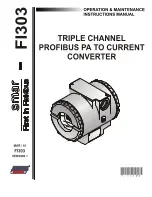 Предварительный просмотр 1 страницы SMAR FI303 Operation, Maintenance & Instruction Manual