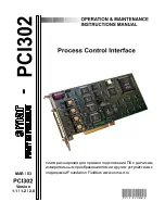 Preview for 1 page of SMAR PCI302 Operation, Maintenance & Instruction Manual