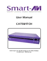 Preview for 1 page of SMART-AVI CATSWITCH User Manual