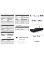 SMART-AVI DVNET-4Pro User Manual preview