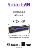 SMART-AVI FDX-4P Installation Manual preview