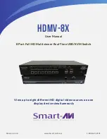 SMART-AVI HDMV-8X User Manual preview