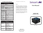 SMART-AVI HDX-100 User Manual предпросмотр