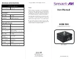 Preview for 1 page of SMART-AVI HDX-100S User Manual