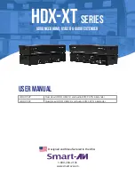 Preview for 1 page of SMART-AVI HDX-XT Series User Manual