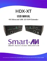 Предварительный просмотр 1 страницы SMART-AVI HDX-XT User Manual