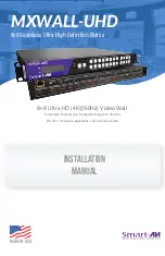 SMART-AVI MXWALL-UHD Installation Manual preview