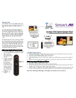 Предварительный просмотр 2 страницы SMART-AVI SaviSign P100 Quick Start Manual