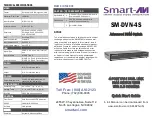 SMART-AVI SM-DVN-4S Quick Start Manual preview