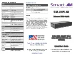 Preview for 1 page of SMART-AVI SM-UHN-4D Manual