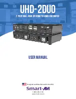 Preview for 1 page of SMART-AVI UHD-2DUO User Manual