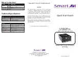 SMART-AVI USB-2PRXS Quick Start Manual preview