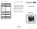 SMART-AVI USB2-Mini User Manual preview