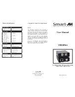 SMART-AVI USB2Mini User Manual preview