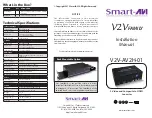 SMART-AVI V2V-AV2H-01S Installation Manual preview