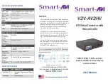 SMART-AVI V2V-AV2HV User Manual предпросмотр