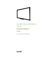 Preview for 1 page of SMART Board M600 series User Manual