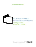 Предварительный просмотр 1 страницы SMART Board X880i4 Configuration And User'S Manual