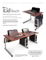 SMART desks iLid Touch Assembly & Instruction Manual preview