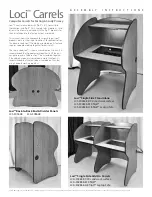 SMART desks Loci Back-to-Back Assembly Instructions Manual предпросмотр