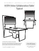 Предварительный просмотр 1 страницы SMART desks VISTA Assembly & Instruction Manual