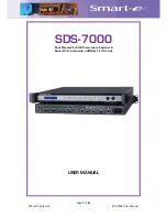 Preview for 1 page of smart-e SDS-7000 User Manual