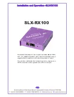 Предварительный просмотр 13 страницы smart-e SLX-TX16 SmartLynx User Manual