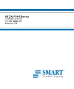 Preview for 1 page of SMART Embedded Computing ATCA-F140 Series Installation And Use Manual