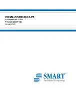 SMART Embedded Computing COMX-CORE-2610-ET Installation And Use Manual preview