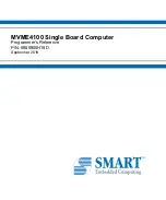 Preview for 1 page of SMART Embedded Computing MVME4100 Programmer'S Reference Manual