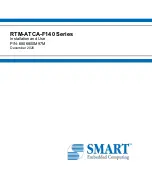 SMART Embedded Computing RTM-ATCA-F140 Series Installation & Use Manual preview